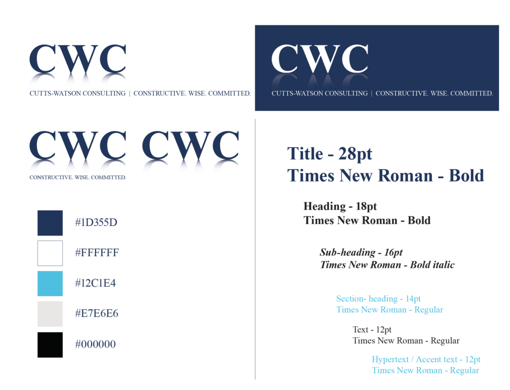 CWC Logos And Colour Pallette